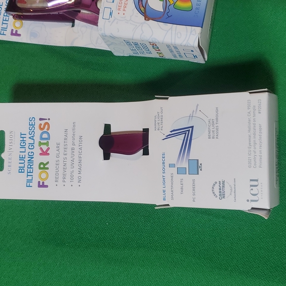 ADD ON kids blue light filtering glasses electronics purple - Picture 3 of 3